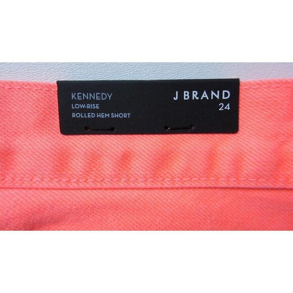 NWT J Brand Kennedy Short in Flamingo Low Rise Rolled Hem Shorts 24 $148 - Picture 4 of 6